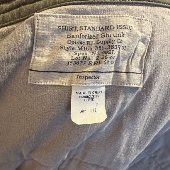 Men's RRL Mountaineer Quilted Jacket - NWOT, Size Large - Picture 4 of 4